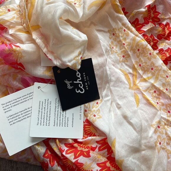 Echo Flora Printed Duster Swim Cover-Up - Picture 2 of 2